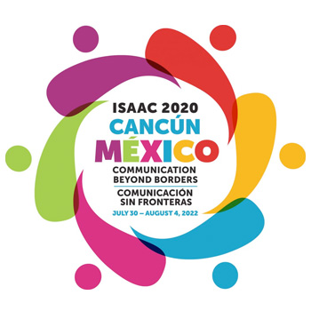 ISAAC 2023 Biennial Conference Logo, Cancun Mexico, 24 to 27 July 2023.