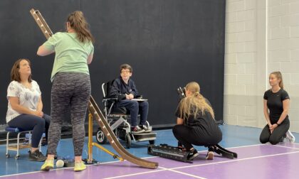 leadership skills, training team members as BC3 boccia ramp assistants