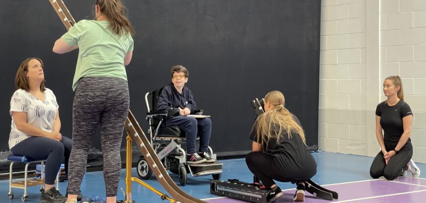 leadership skills, training team members as BC3 boccia ramp assistants