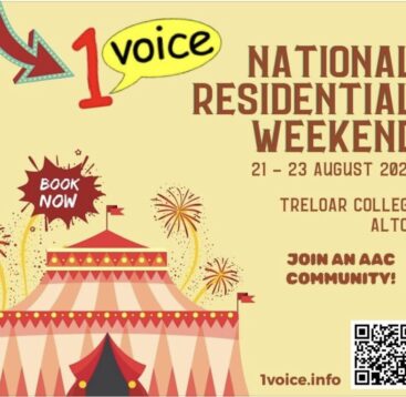 1 Voice national residential weekend 21-23 August 2026 at Treloars College